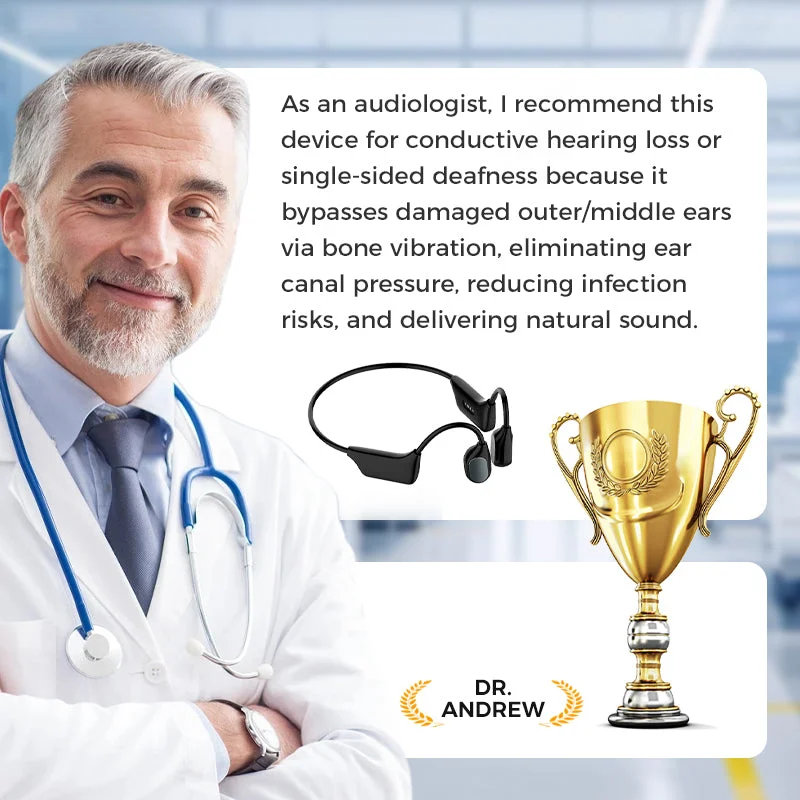 🎄✨ Holiday Special🔥YUNPSO Bone Conduction Smart Hearing Aid Bluetooth Earphones