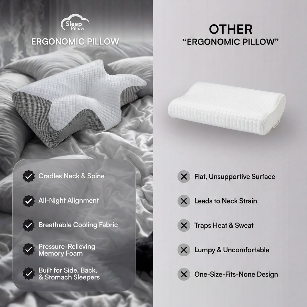 Premium Contour Relief Pillow™ | 10-Year Brand Sale 40% OFF